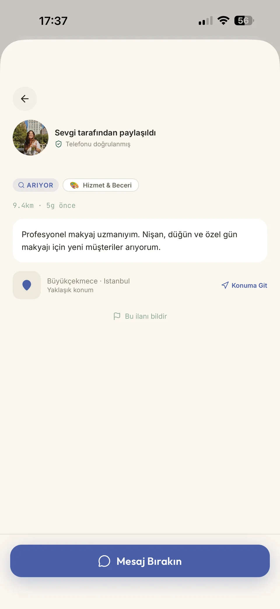 İhtiyacını söyle, mahalle duysun